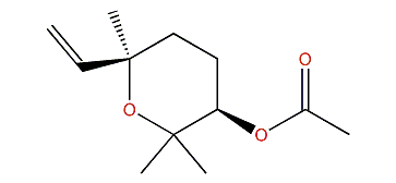 cis-2,6,6-Trimethyl-2-vinyl-5-acetoxytetrahydropyran
